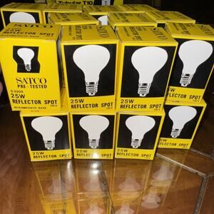 Lot Of 23 NEW**Satco Reflector Spot 25W 120V S3205